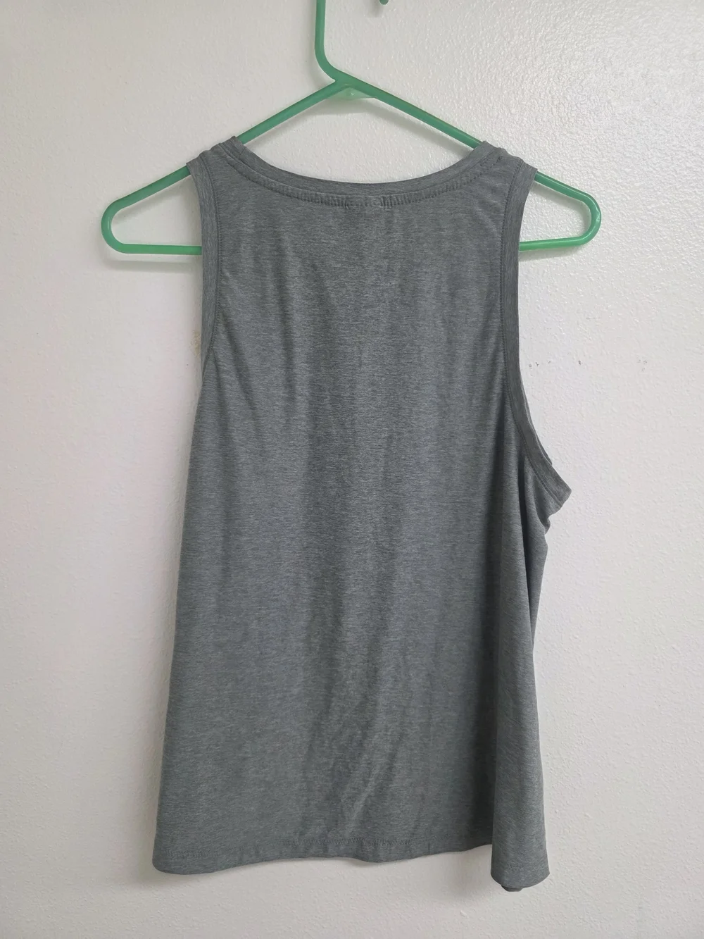 Athletic Works Gray Scoop Neck Tank Top (0691)